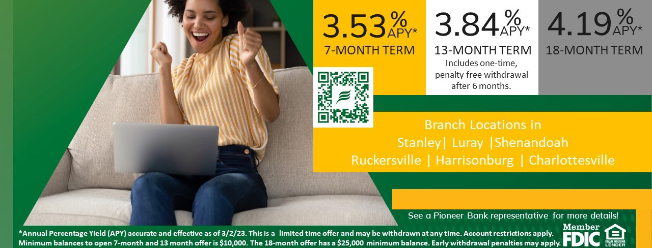 March 2023 Time Deposit Specials
