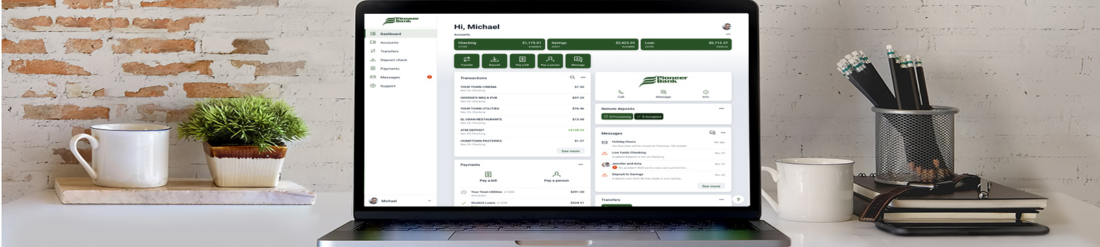 Digital Banking Dashboard