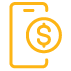 mobile banking icon illustration